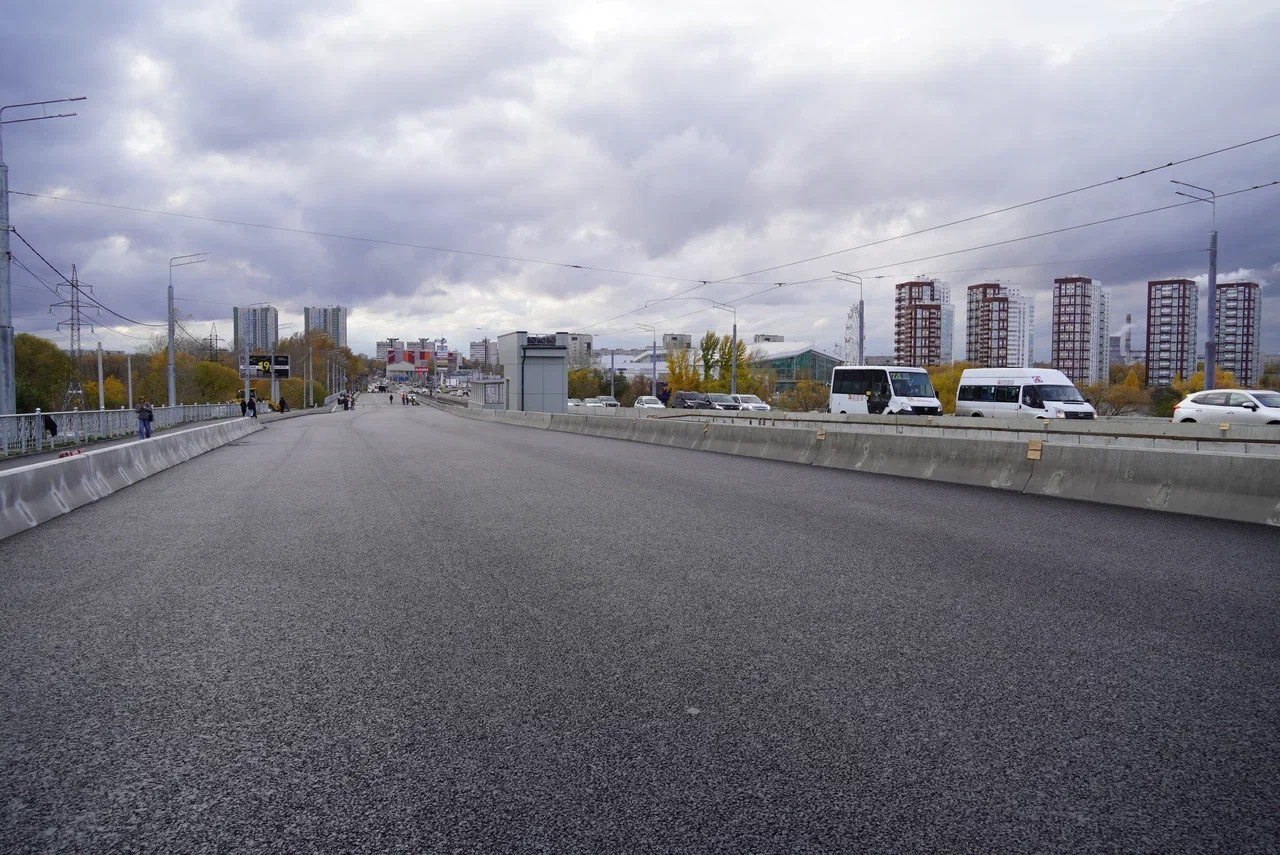 В Ульяновске на улице Минаева завершают реконструкцию моста